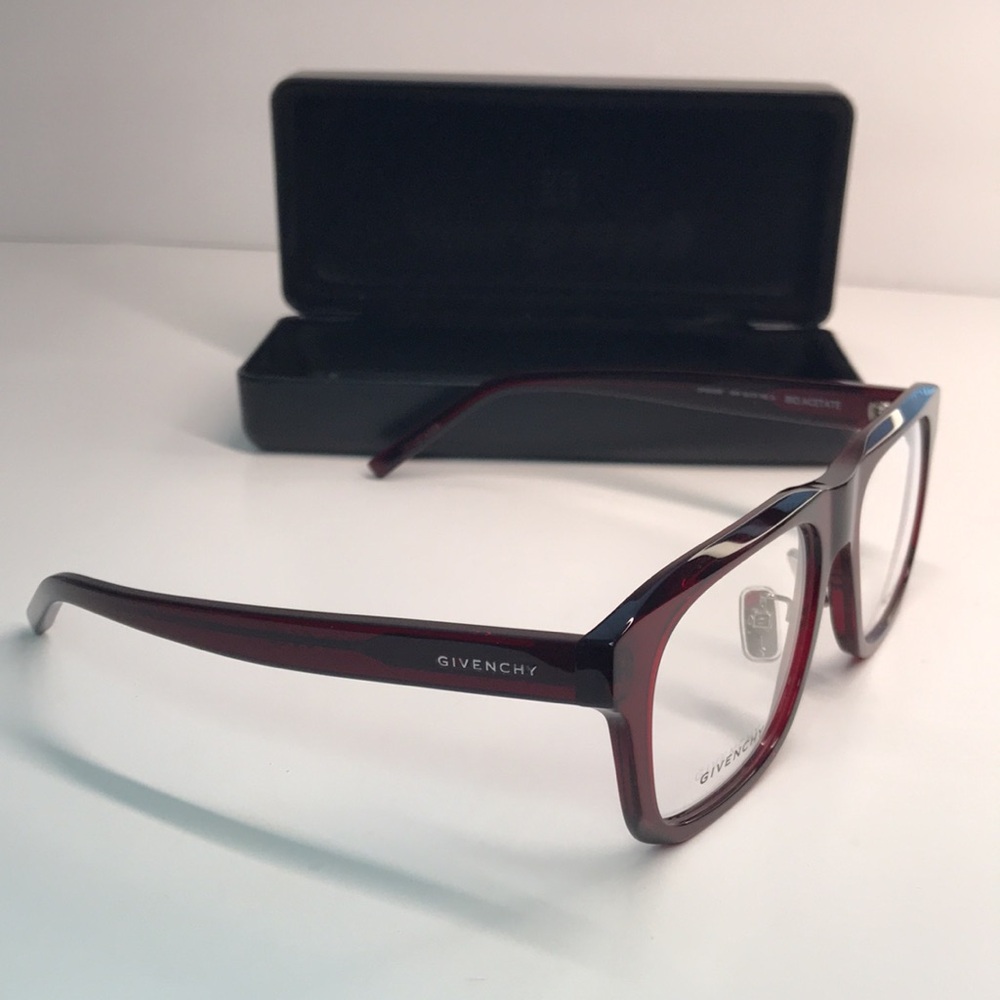 💯 - New Authentic Givenchy GV50053I 069 BORDEAUX 54/16/145 unisex Eyewear Fra… - Picture 7 of 15